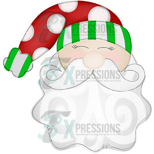 Plain Santa with Red Polkadot Hat