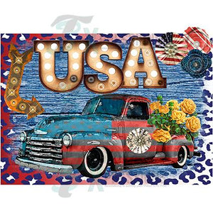 Retro USA Truck