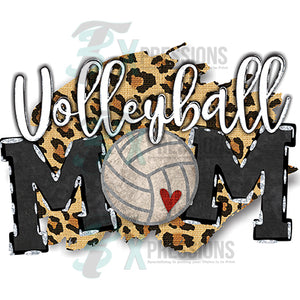 Volleyball Mom Leopard