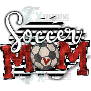 Soccer Mom Black and White