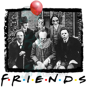 Friends Halloween Red Balloon