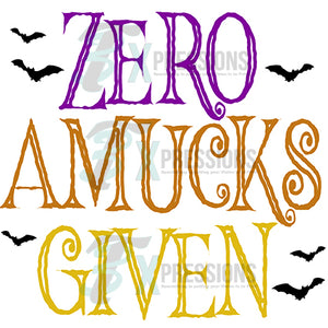 Zero AMucks Given, Halloween