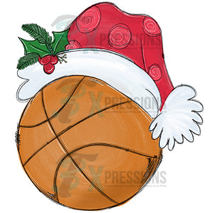 Santa Hat Basketball