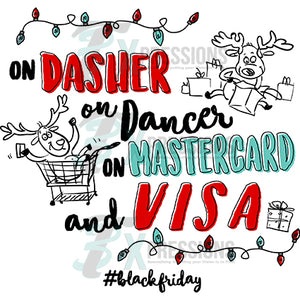 On Dasher On Dancer On Mastercard