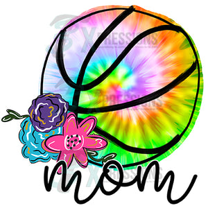 Tie Dye Basketball Mom