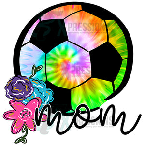 Tie Dye Soccer Mom