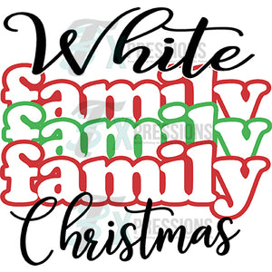 Personalized Family Family Family Christmas