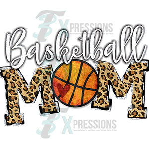 Basketball Mom Leopard Fill