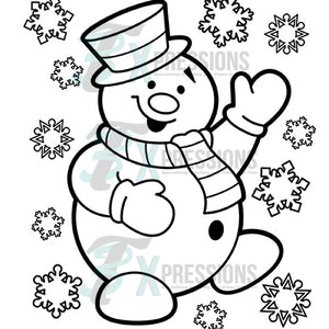 Frosty Coloring Design