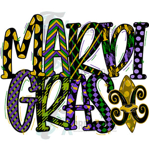 Mardi Gras Doodle