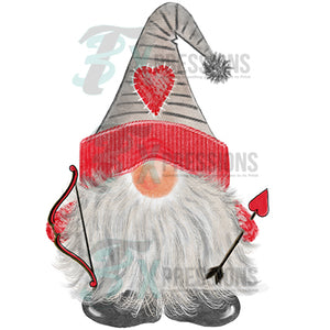 Valentine Gnome with Bow and Arrow