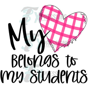 My Heart Belongs to my Students