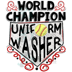 World Champion Softball Uniform Washer