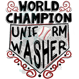 World Champion Baseball Uniform Washer