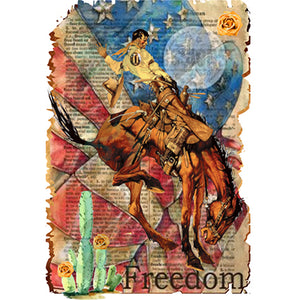 Freedom Bucking Cowboy