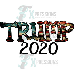 Trump 2020 Flag Fill