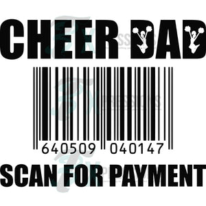 Cheer dad scan for payment