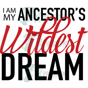 I am my Ancestor's wildest Dream