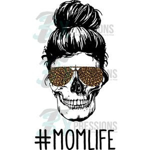 Mom Life Skull