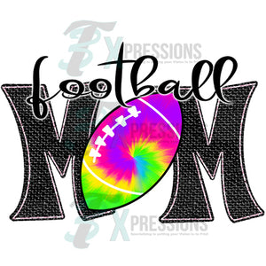 Football Mom tie-dye