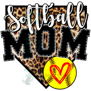 Softball Mom home Plate