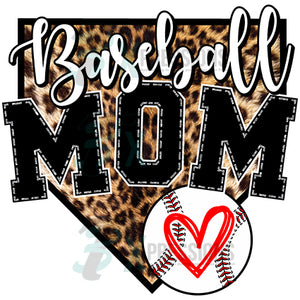 Baseball Mom home plate