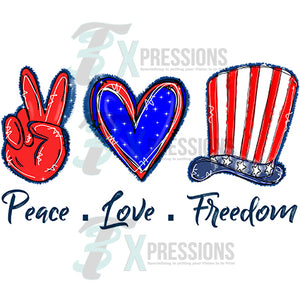 Peace Love Freedom
