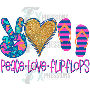 Peace Love Flipflops
