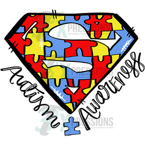 Autism Awareness Superman