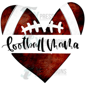 Football Mama Heart