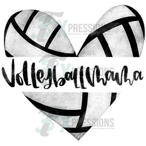 Volleyball Mama Heart
