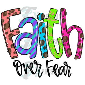 Faith over Fear Doodle