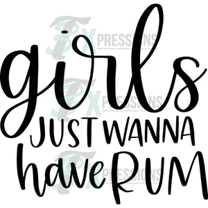 girls just wanna have rum