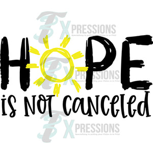Hope is not Canceled