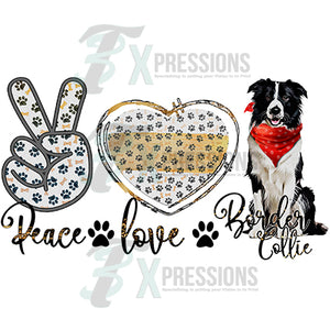 Peace Love Collie