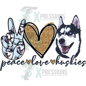 Peace Love Huskies