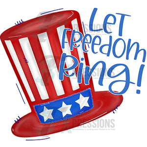 Let Freedom Ring Patriotic Hat