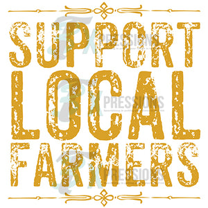 Support Local Farmers Gold