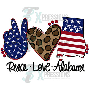 Peace Love Alabama