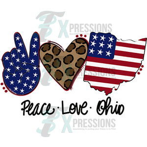 Peace Love Ohio