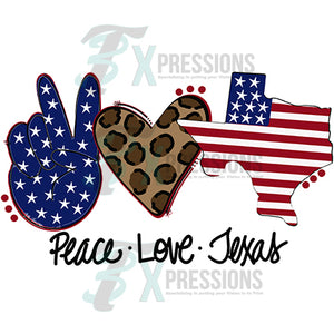 Peace Love Texas