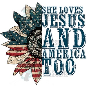 She Loves Jesus and America To