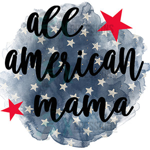 All American Mama star background