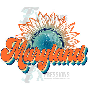 Maryland Vintage Sunflower