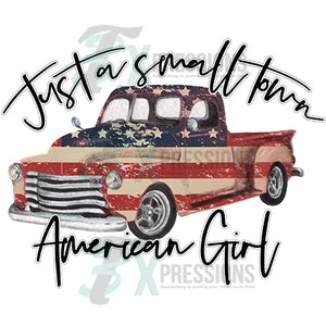 Just a Small Town American Girl Truck