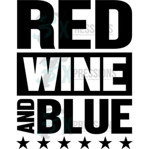 RED WINE BLUE Black