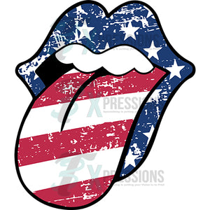 Stars and Stripes Lips