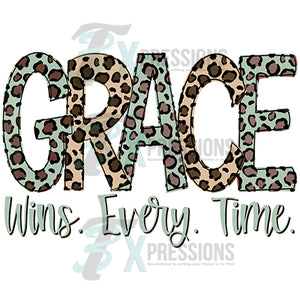 Grace wins every time Leopard
