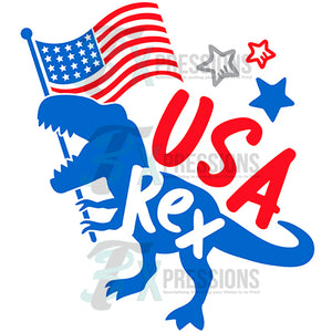 Patriotic T-Rex USA