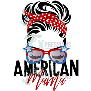 American Mama with glasses